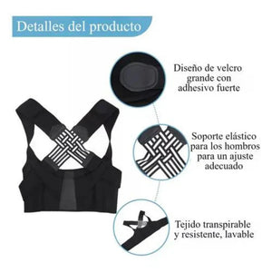 Corrector de postura unisex