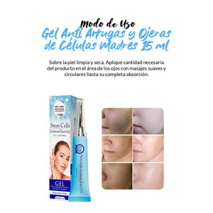 Gel anti-arrugas y ojeras células madre
